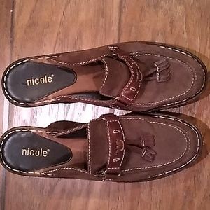 Nicole Markie Suede Mule size 7